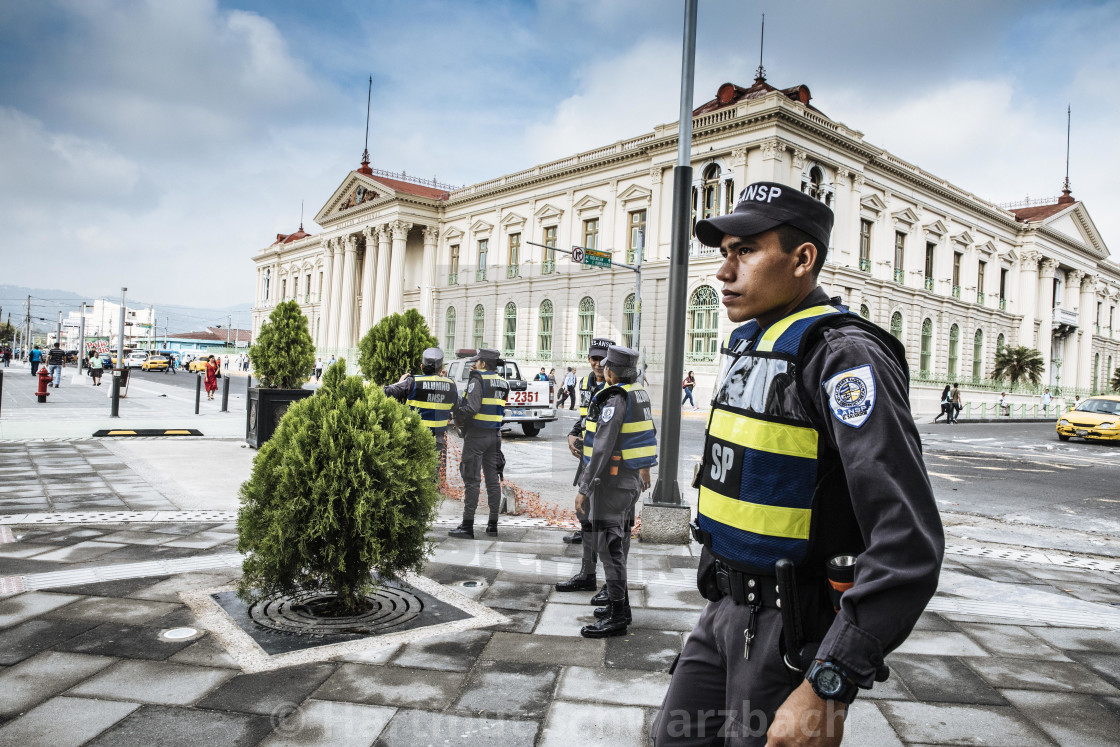 "Fotoessay El Salvador "Land hinter Gittern"" stock image