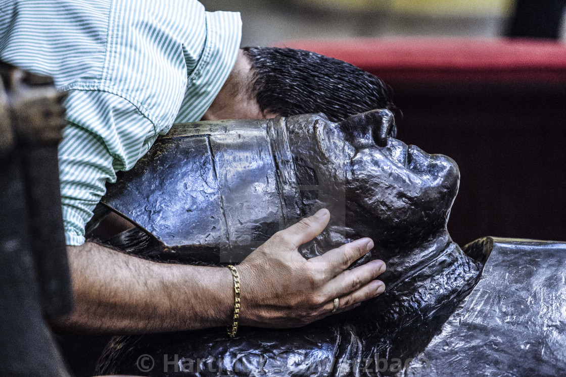 "Fotoessay El Salvador "Land hinter Gittern"" stock image