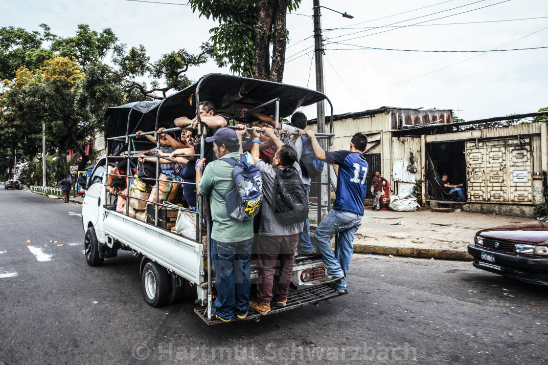 "Fotoessay El Salvador "Land hinter Gittern"" stock image