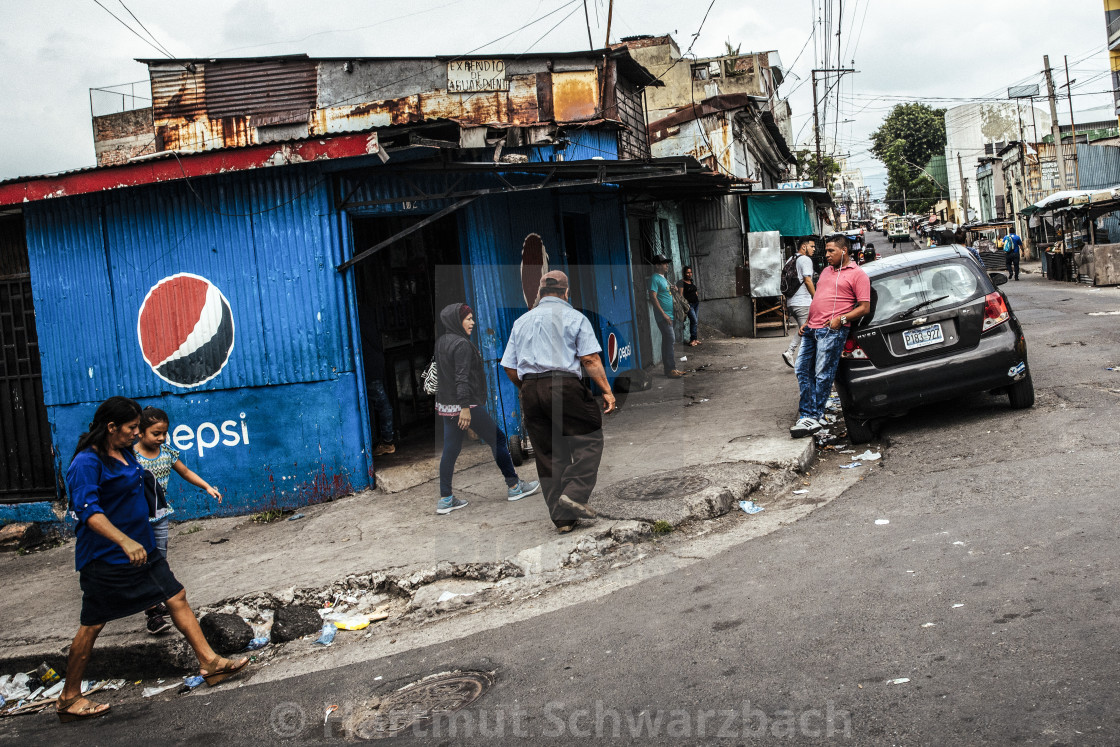 "Fotoessay El Salvador "Land hinter Gittern"" stock image