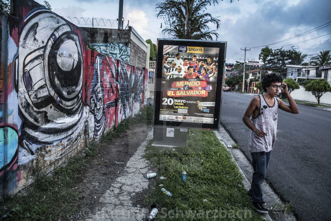 "Fotoessay El Salvador "Land hinter Gittern"" stock image