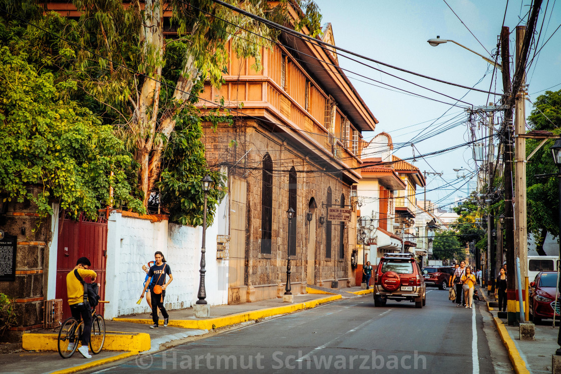 "Intramuros - Historische Altstadt von Manila" stock image