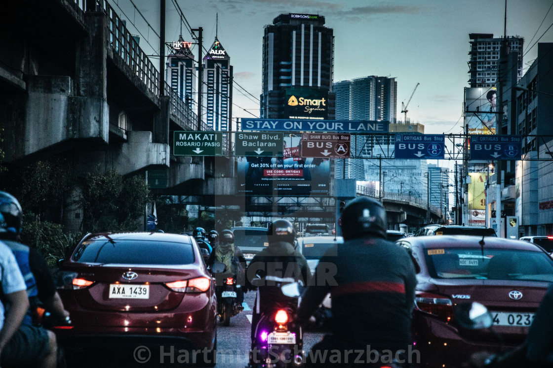 "Hauptverkehrsader EDSA" stock image