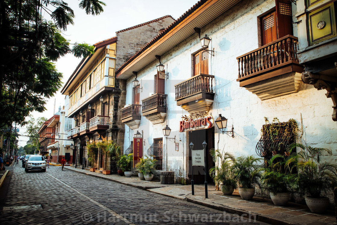 "Intramuros - Historische Altstadt von Manila" stock image