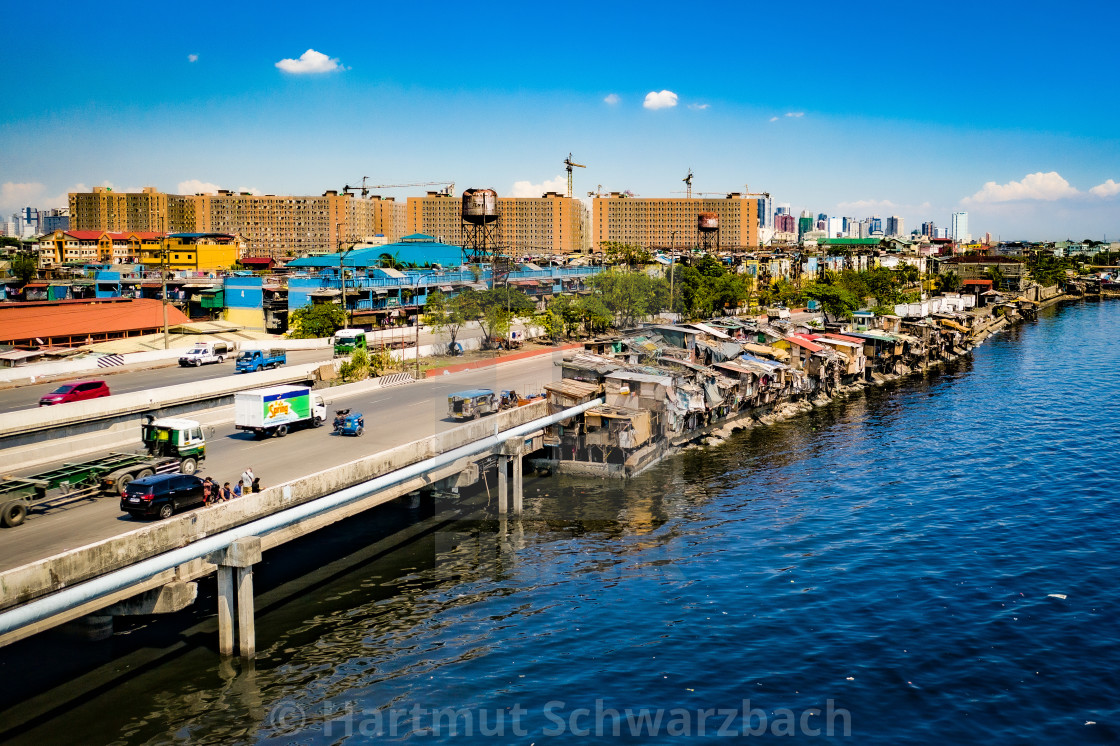 "Armenviertel Tondo Slum" by Hartmut Schwarzbach - $103.77 "Armenviertel Tondo Slum" stock image