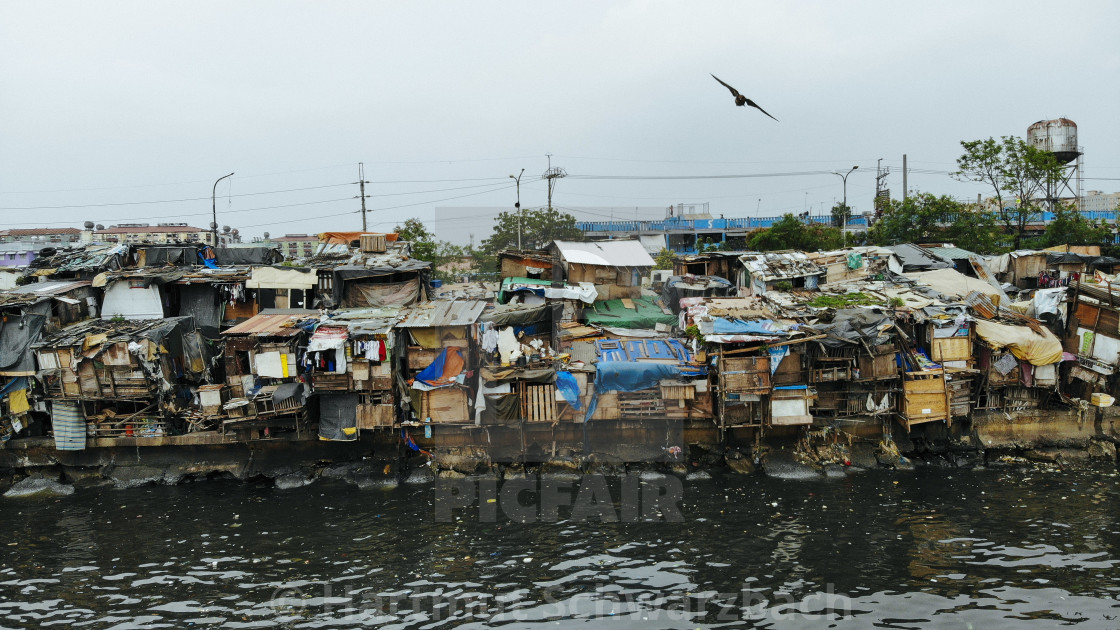"Armenviertel Tondo Slum" by Hartmut Schwarzbach - $103.77 "Armenviertel Tondo Slum" stock image