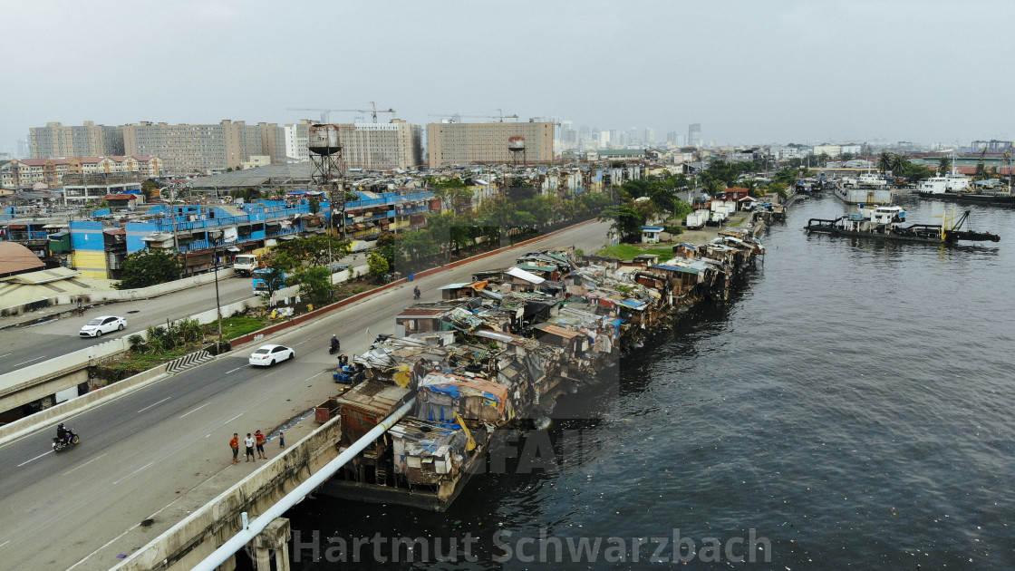 "Armenviertel Tondo Slum" by Hartmut Schwarzbach - $103.77 "Armenviertel Tondo Slum" stock image