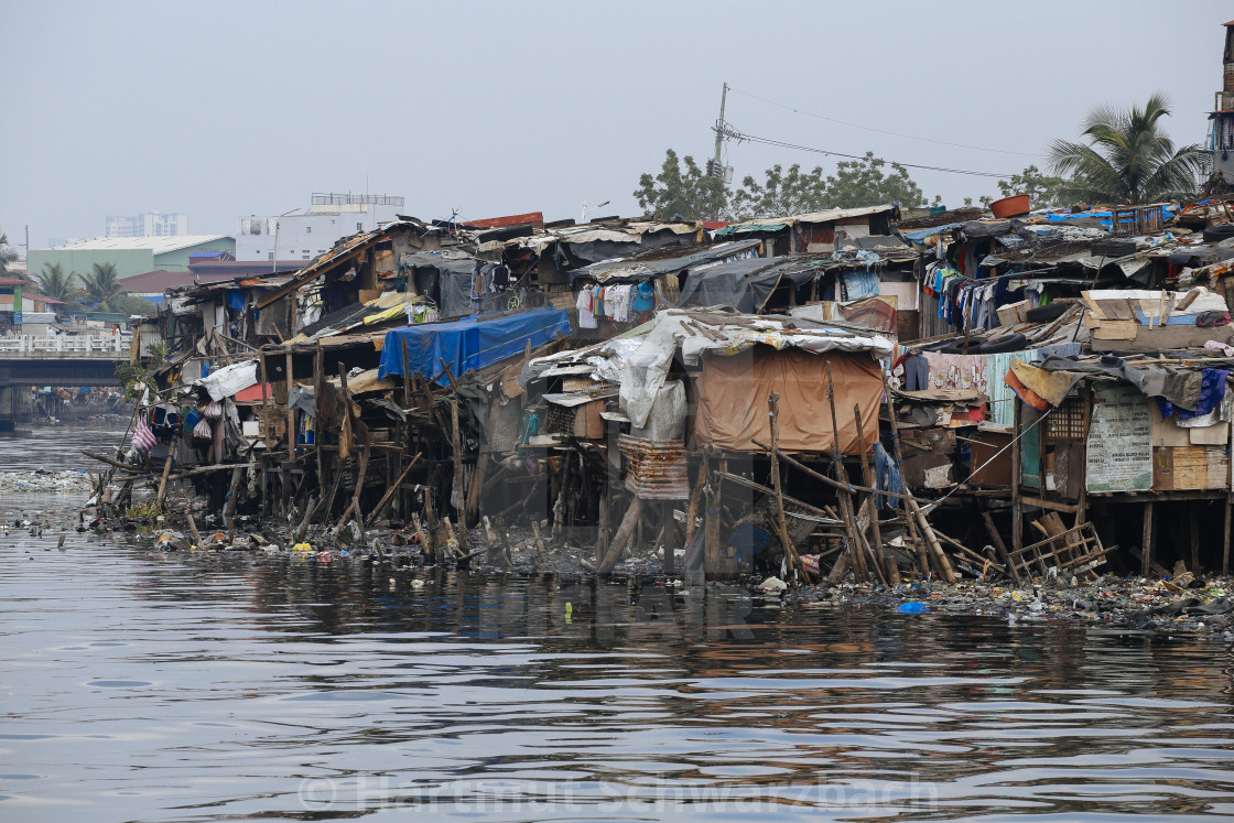 "Armenviertel Tondo Slum" by Hartmut Schwarzbach - $103.77 "Armenviertel Tondo Slum" stock image
