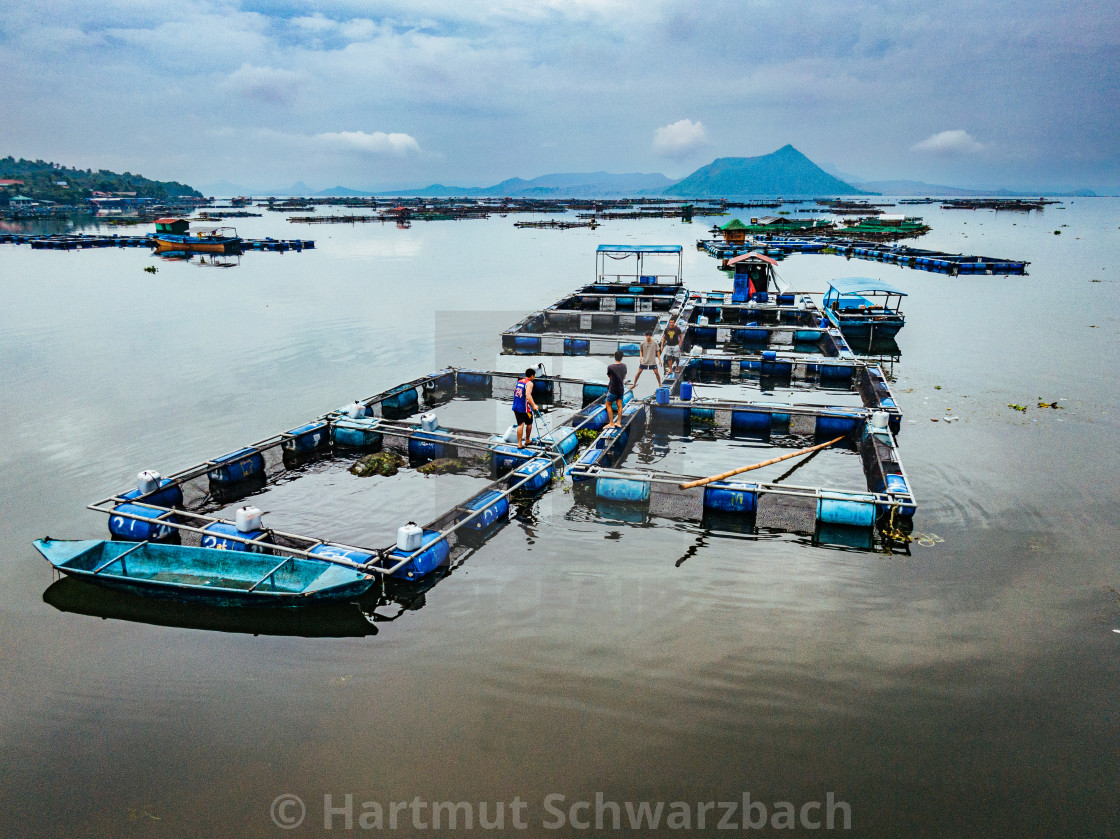 "Taal Volcano Philippines - Taal Vulkan Philippinen" stock image