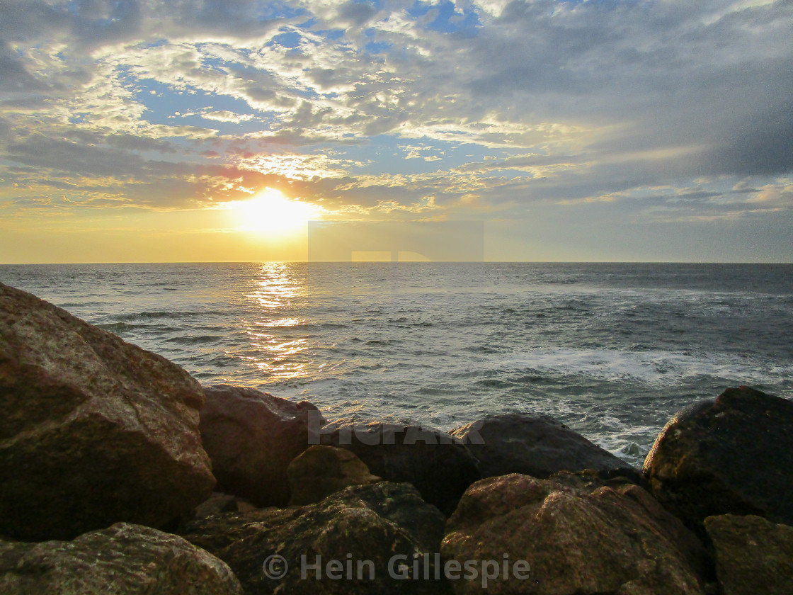 "Atlantic Ocean Sunset" by Hein Gillespie - £1.24 "Atlantic Ocean Sunset" stock image