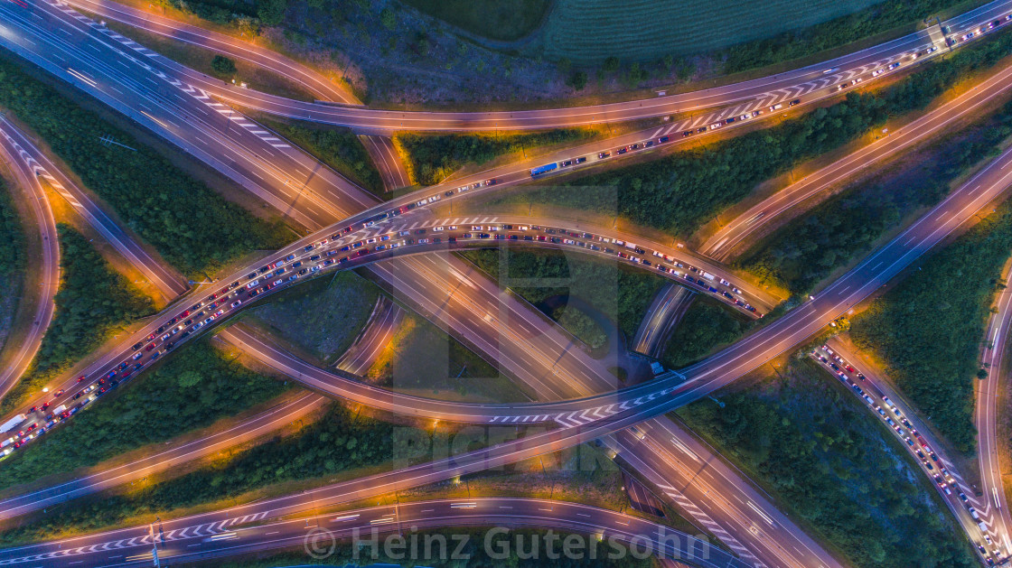 "Highway Crossing" stock image