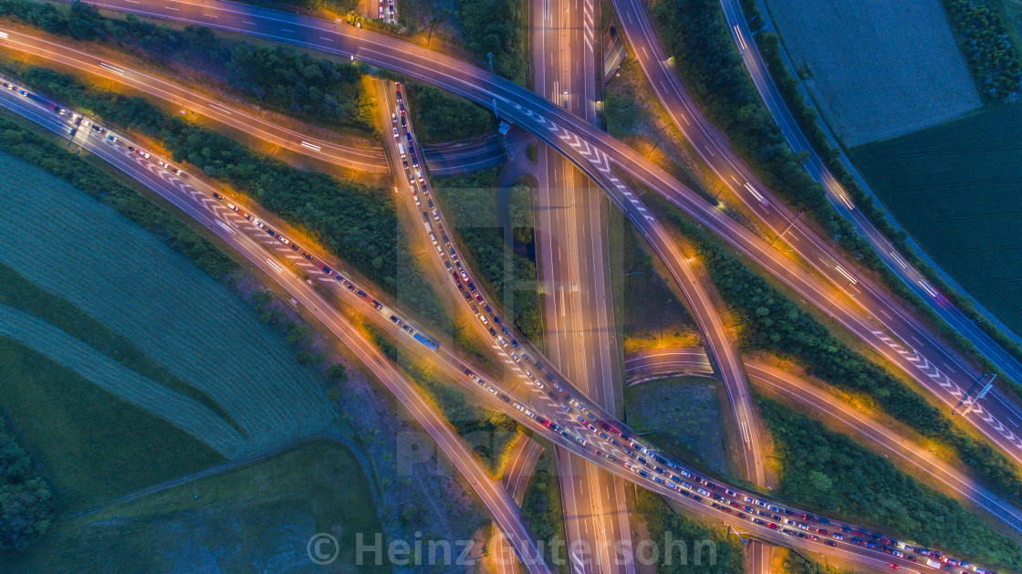 "Highway Crossing" stock image