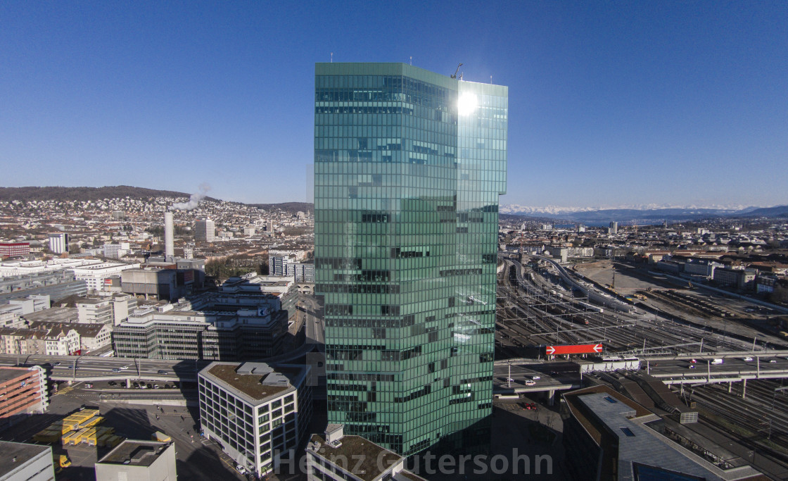 "Prime Tower, Zurich, Switerzland" stock image