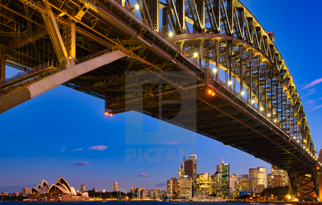 "Sydney from Milson's Point" stock image