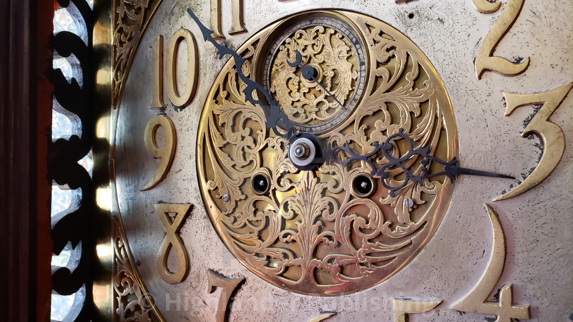 "Antique Clock Face" stock image