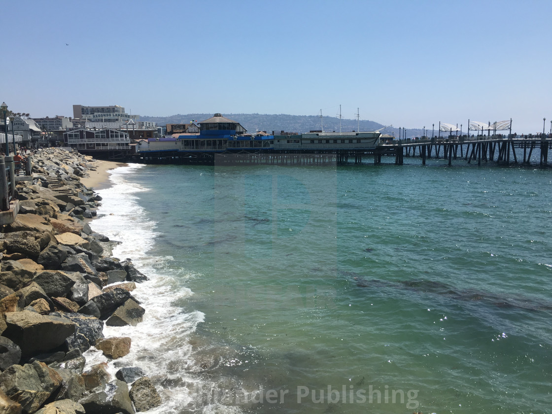 "Redondo Pier in Souther California" by Highlander Publishing - $12.57 "Redondo Pier in Souther California" stock image
