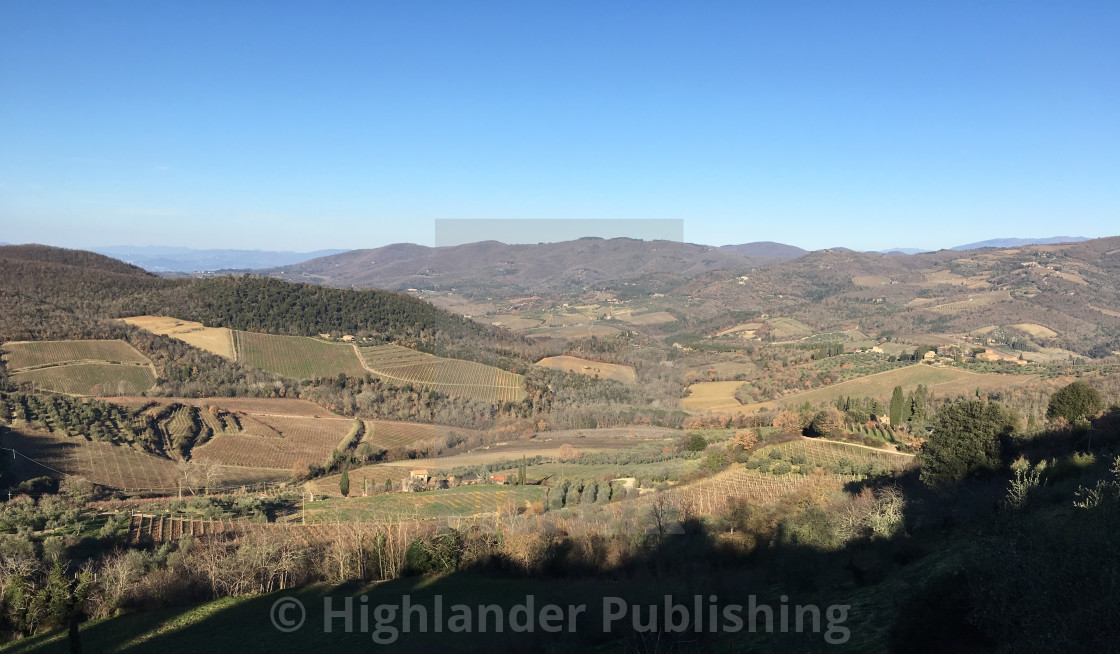 "Italian Countryside in Tuscany" stock image