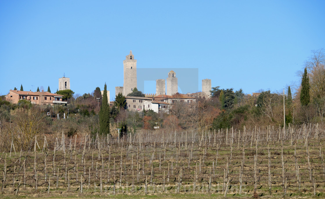 "San Gimignano, Italy" stock image