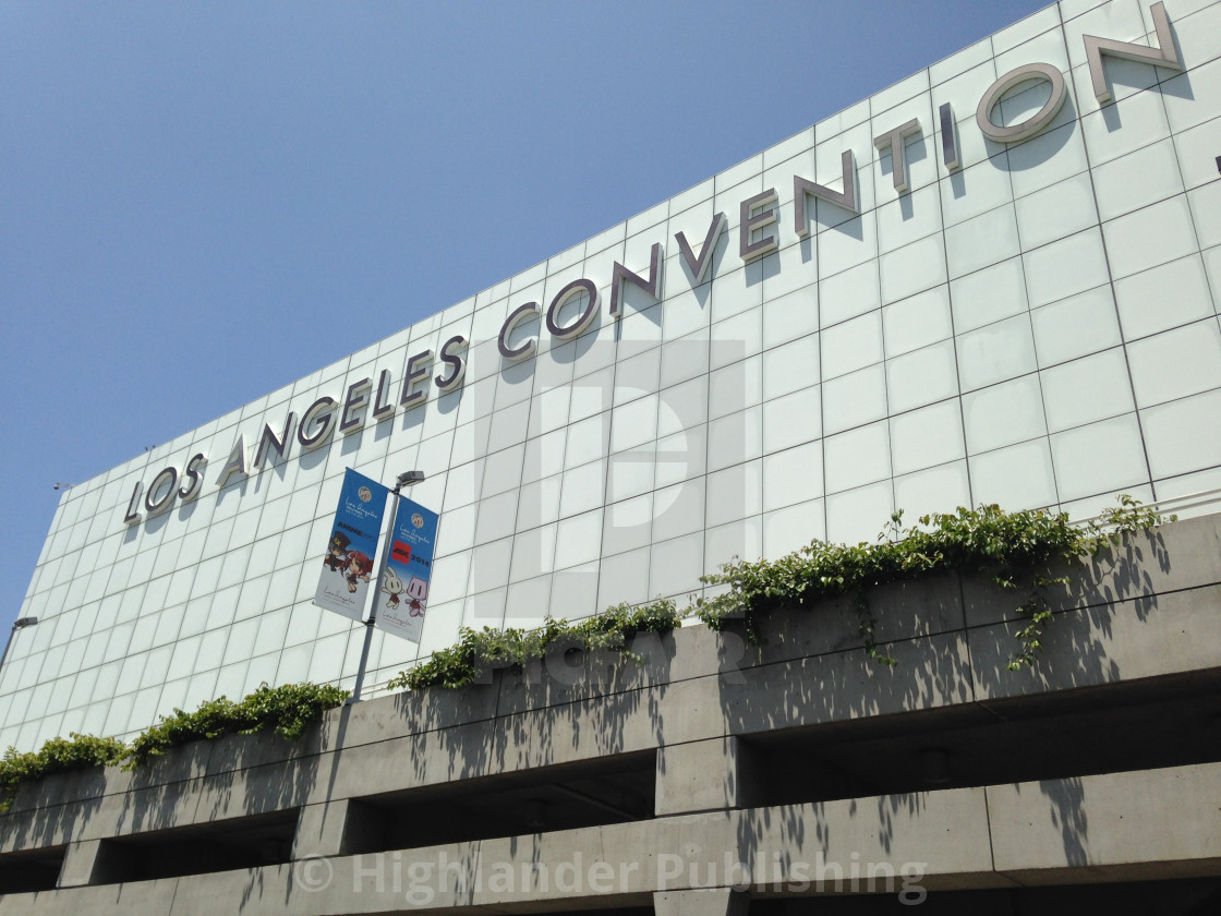 "Los Angeles Convention Center" stock image