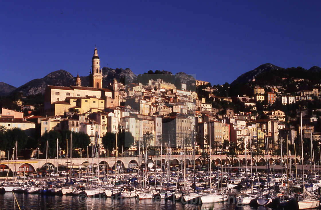 "Menton Marina" stock image