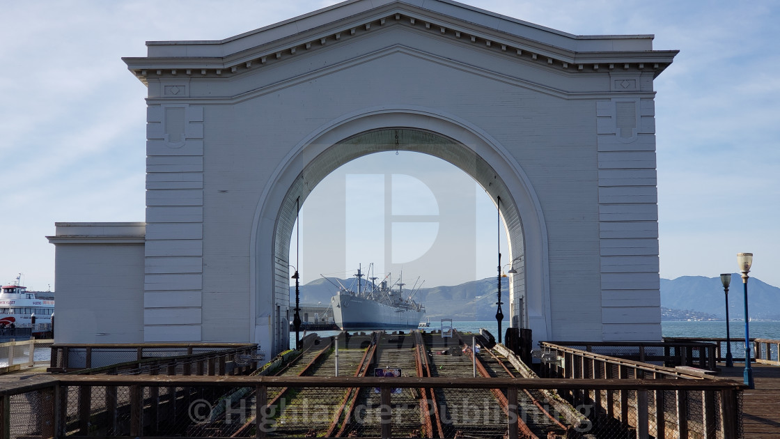 "Fisherman's Wharf arch" stock image