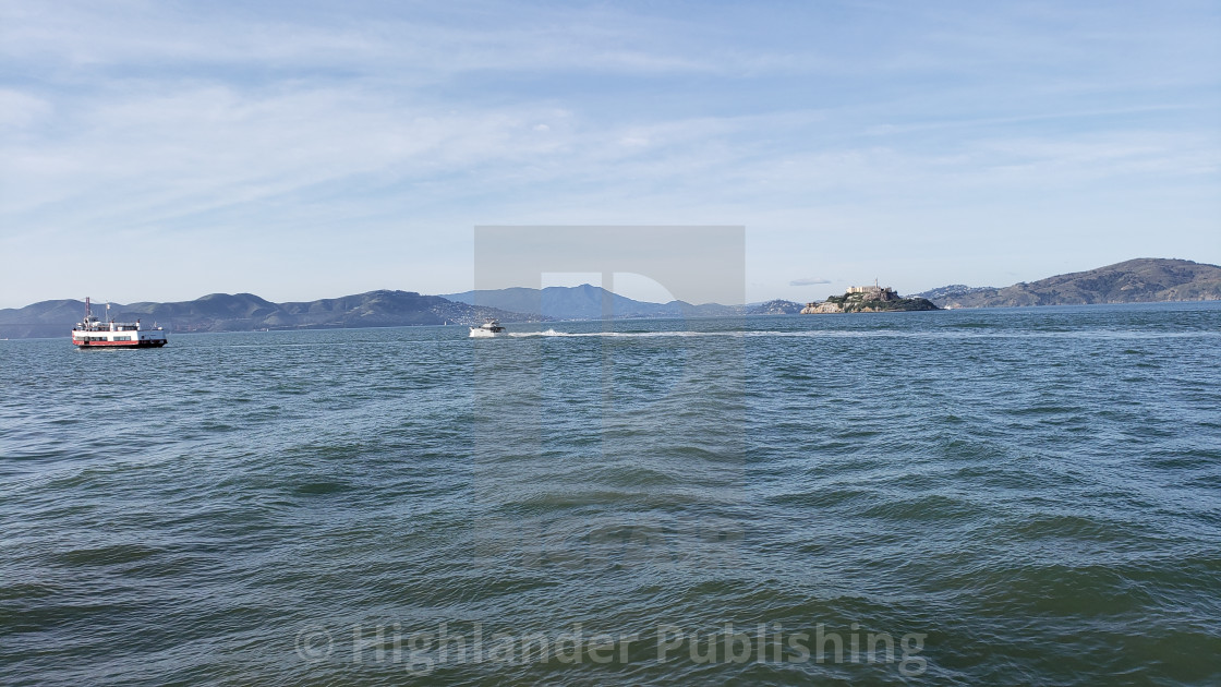 "Alcatraz Island" stock image