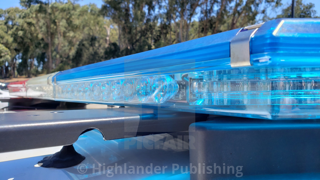 "Police Light Bar" stock image