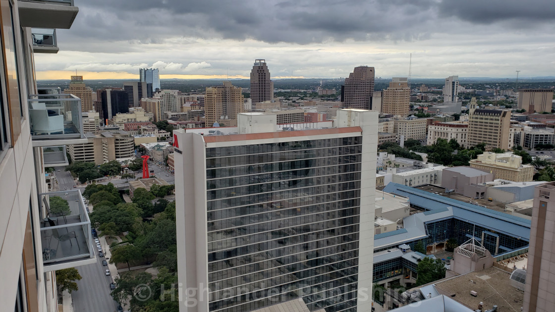 "San Antonio Overview" stock image