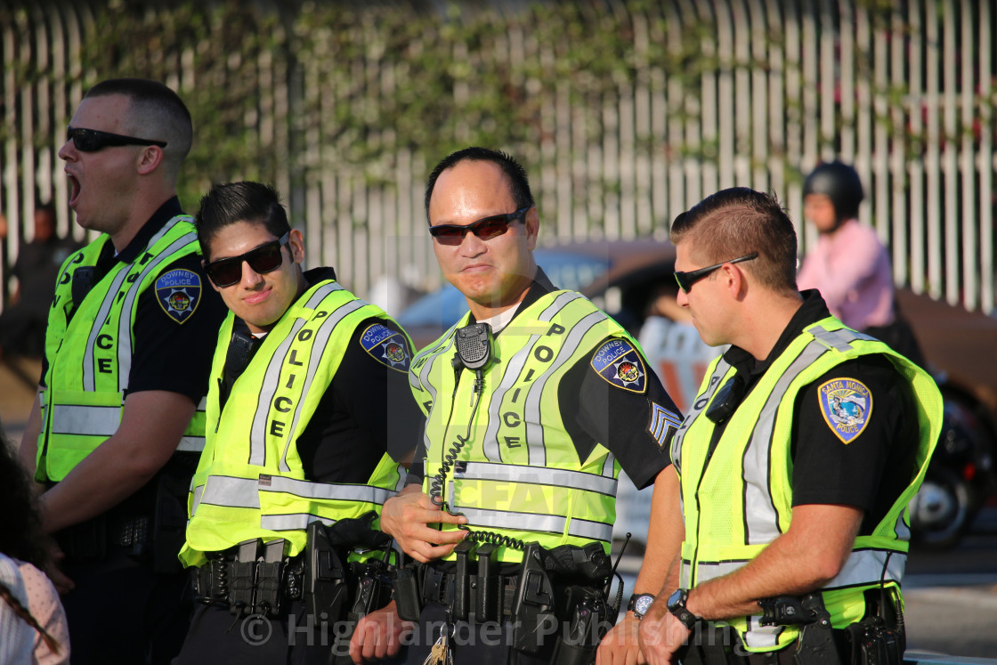 "Police Officers in Southern California" stock image