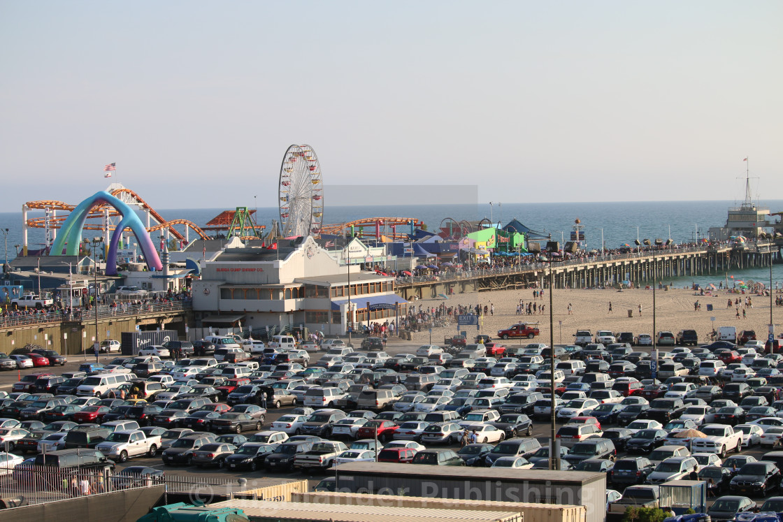 "Santa Monica Pier" stock image