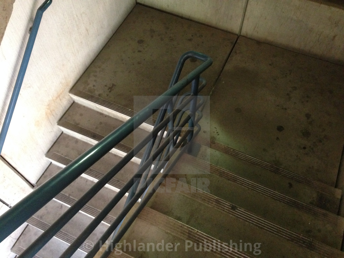 "Empty Stairwell" stock image