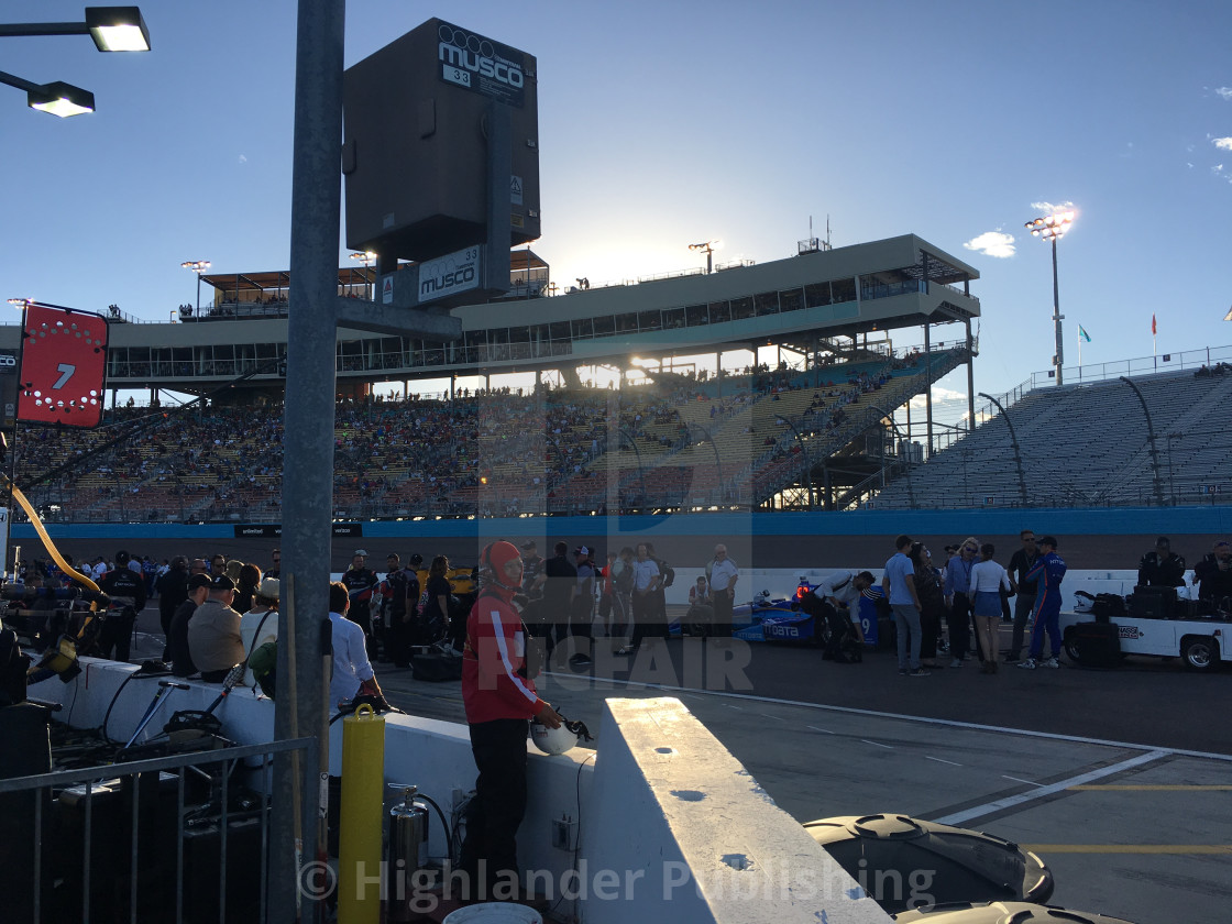 "Race Stadium Crowd" stock image