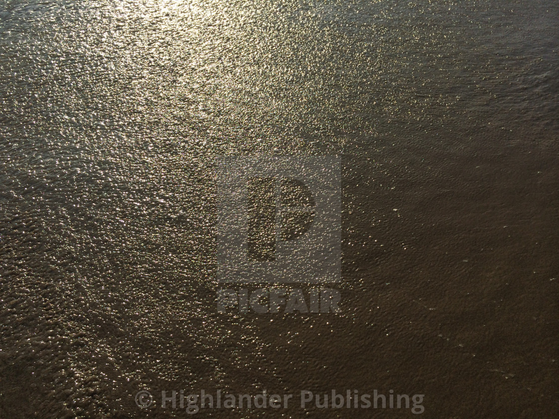 "Water on Sand" stock image