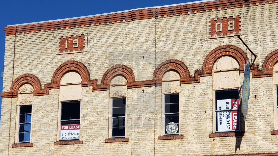 "Antique office building for lease" stock image