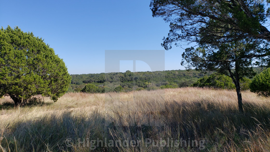 "Texas Hill Country Scene" stock image