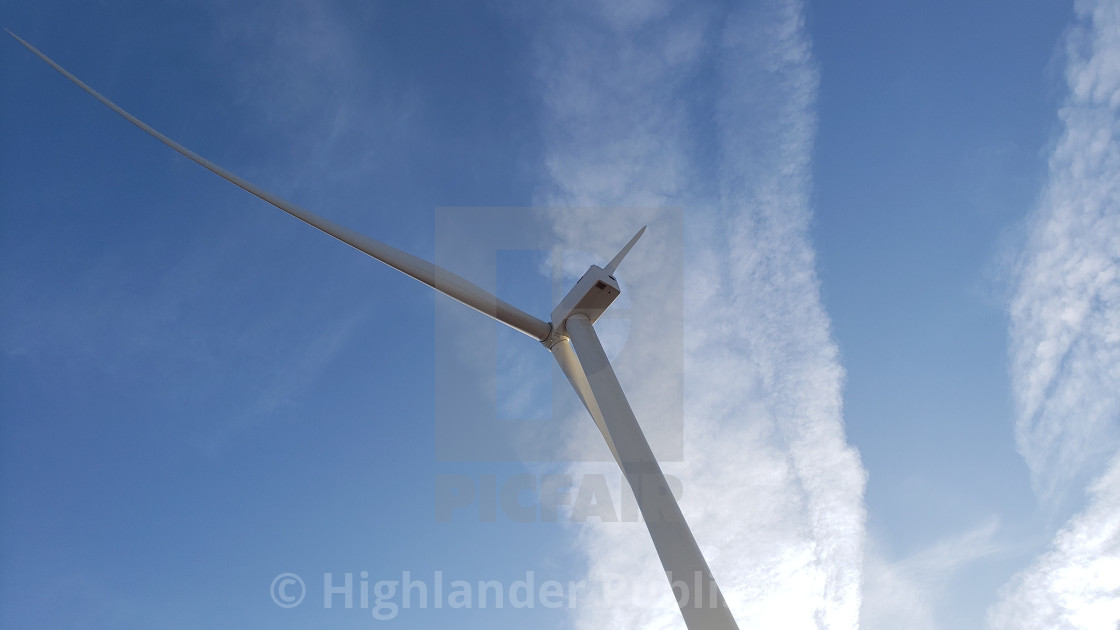 "Modern windmill generator" stock image