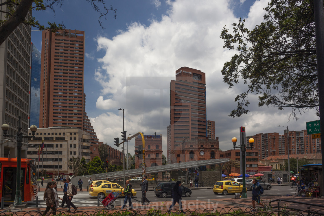 "Bogota, capital of Colombia" stock image