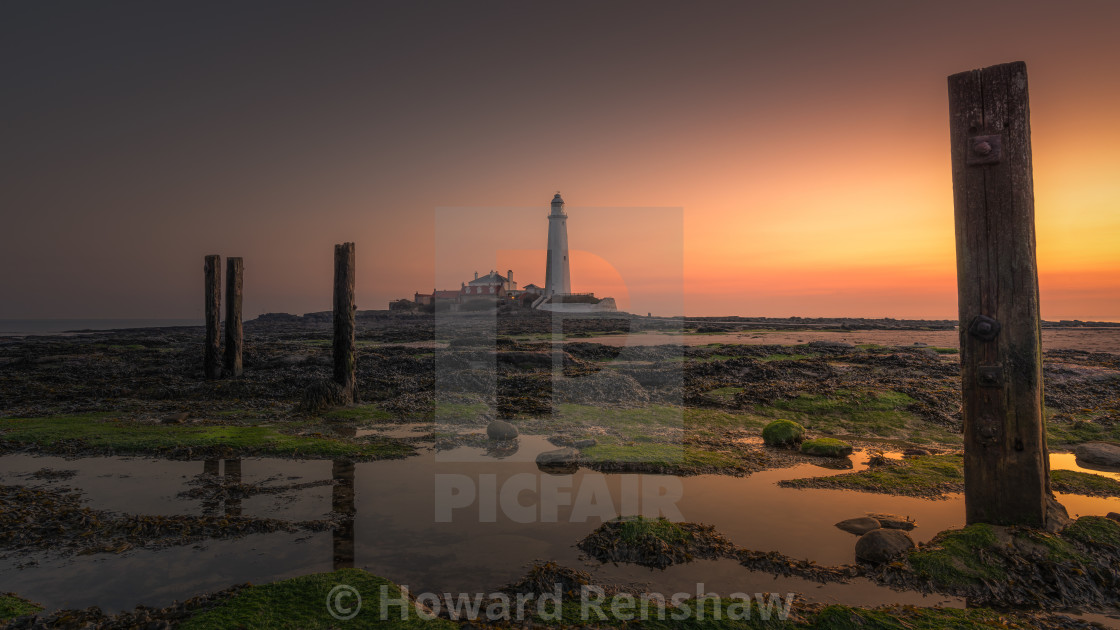 "St Mary's Island" stock image