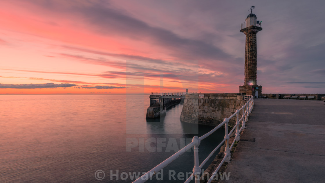 "Whitby Harbour" stock image