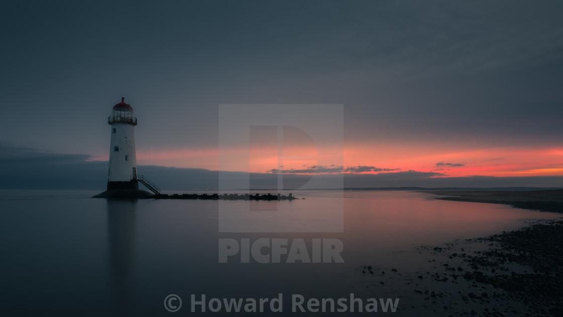 "Point of Ayr Lighthouse" stock image