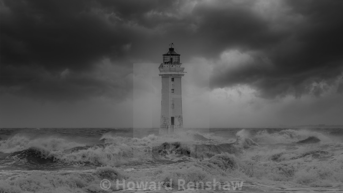 "Perch Rock" stock image