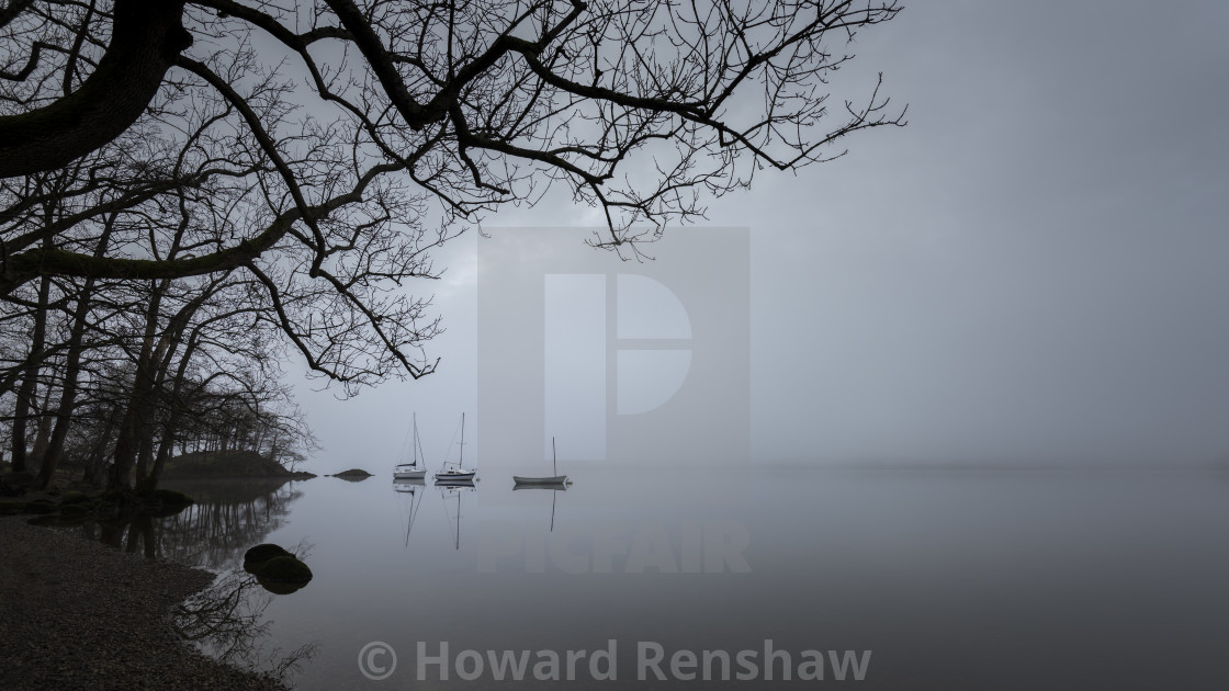 "Windermere Morning" stock image