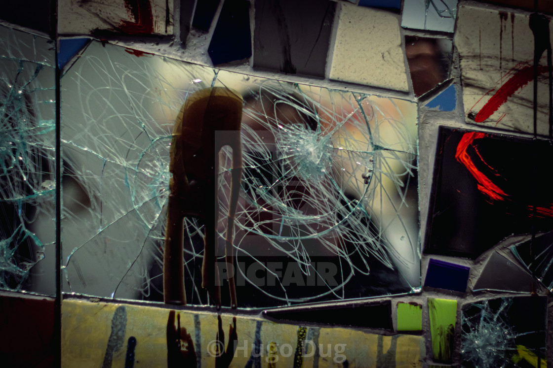 "Broken Mirror" stock image