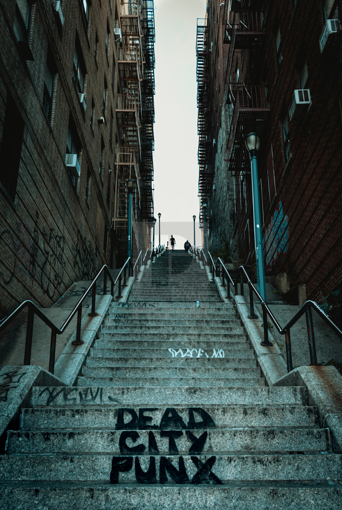 "Joker Stairs" stock image