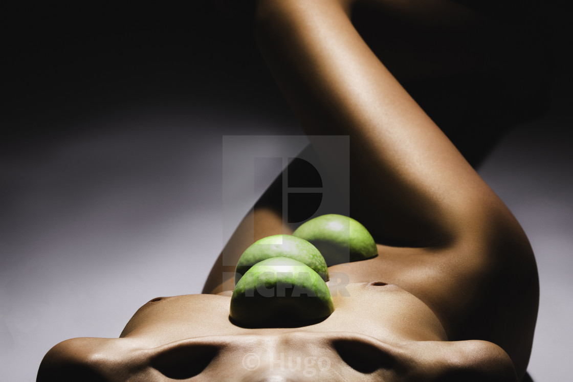 "Green Apples" stock image