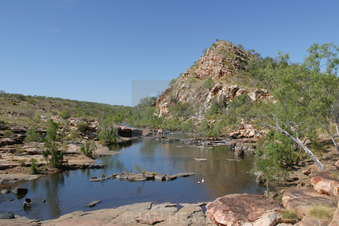 "Kimberley Country billabong" stock image