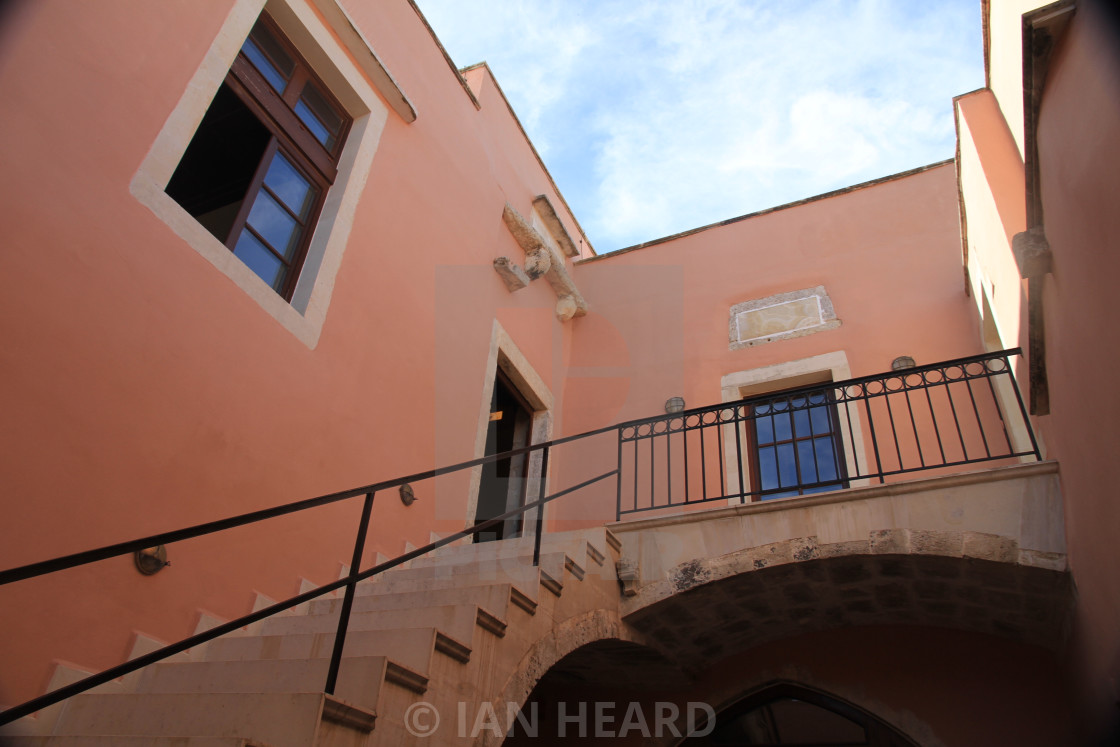 "Arches, stairs and sky" stock image