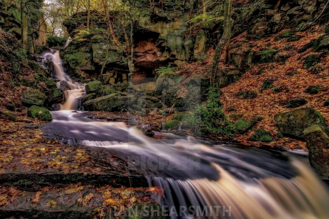 "Lumsdale second Falls" by IAN SHEARSMITH - $7.66 "Lumsdale second Falls" stock image