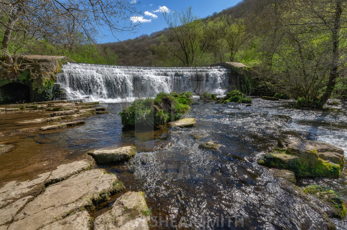 "Monsal Wier" by IAN SHEARSMITH - $6.16 "Monsal Wier" stock image