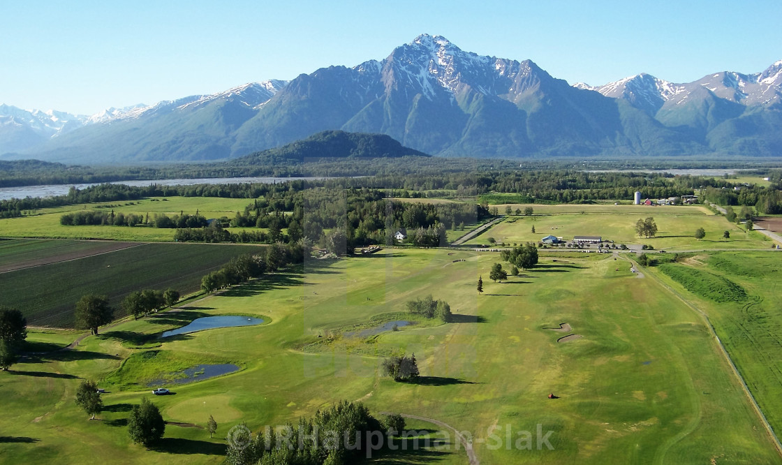 "Aerial view of Palmer, Alaska, USA" by I.R.Hauptman-Slak - £214.91 "Aerial view of Palmer, Alaska, USA" stock image